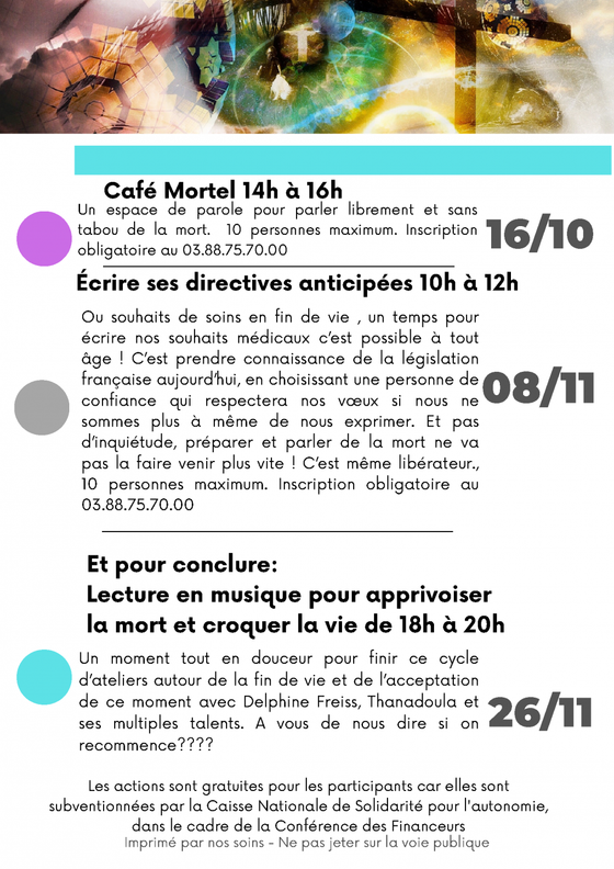 Mort 67 Et la Mort, on en parle ? - Geudertheim - Udaf 67 Bas-Rhin